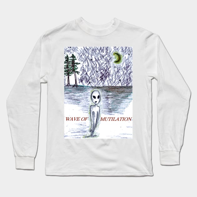 The wave of mutilation Long Sleeve T-Shirt by wYATTgUSSwAYLON